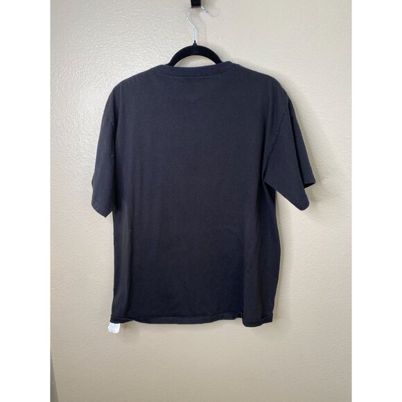 NBA Chicago Bulls Black Crewneck T-Shirt L Exclusive Collection Cotton Sportswea - Picture 5 of 7